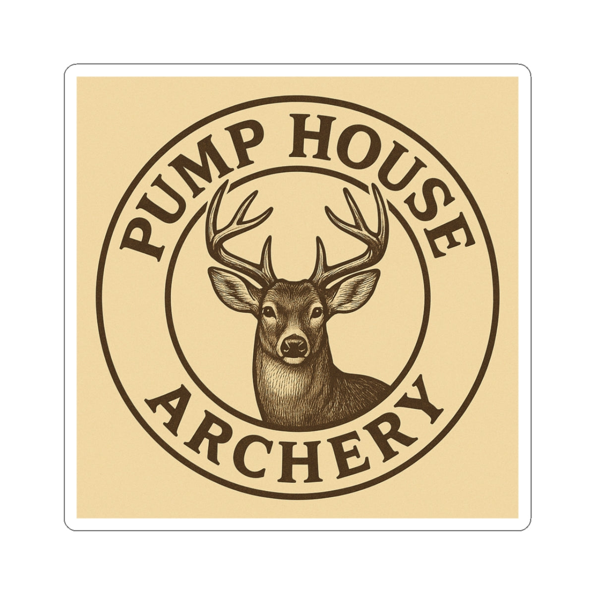 Pump House Archery Sticker
